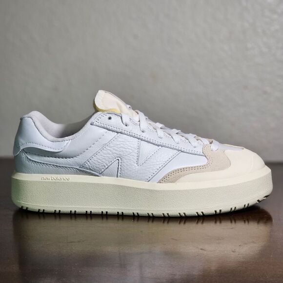 New Balance CT302 White Sea Salt Tan Men\'s 10 Shoes Leather Suede CT302OB 550 main image 13